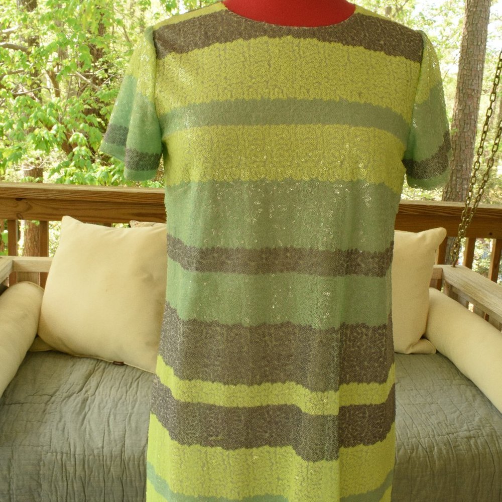 Press Dress sequin A line shift